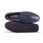 Antique Blue Medicated Leather Loafer SB-S638| Premium