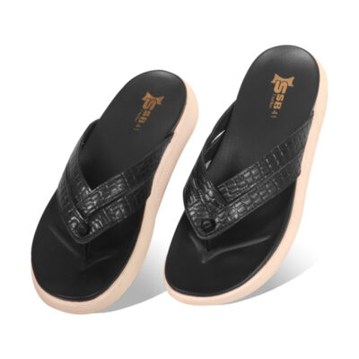 Men’s Leather Slide Sandal SB-S626 | Budget King