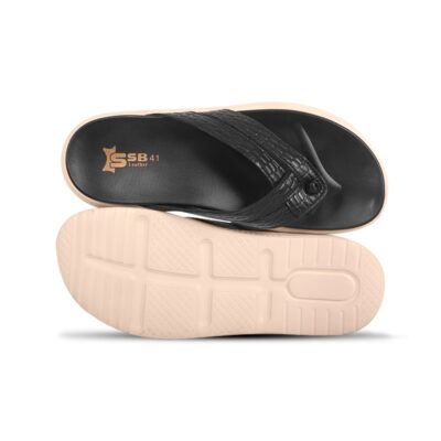 Men’s Leather Slide Sandal SB-S626 | Budget King