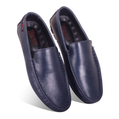 Antique Blue Medicated Leather Loafer SB-S638| Premium