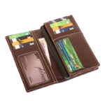 Genuine Leather Semi Long Wallet SB-W199 | Budget king