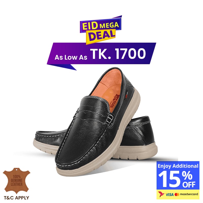 Casual Comfort Leather Loafer Shoes For Men SB-S642 | Premium