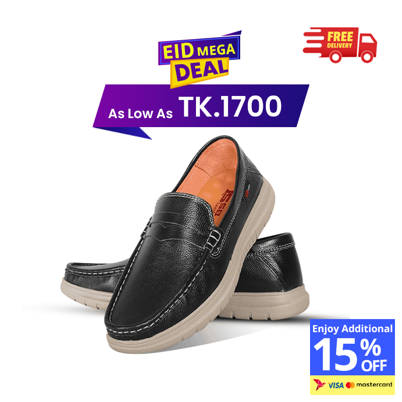 Casual Comfort Leather Loafer Shoes For Men SB-S642 | Premium