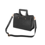 Square Woven Leather Handbag SB-HB546 | Premium