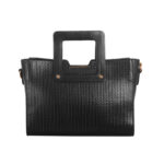 Square Woven Leather Handbag SB-HB546 | Premium