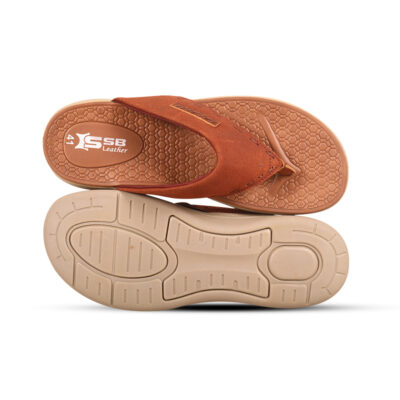 Men’s Leather Slide Sandal SB-S660 | Budget King