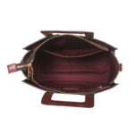 Square Leather Handbag SB-HB545 | Premium