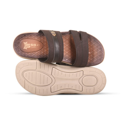 Leather Slide Sandal SB-S672 | Budget King