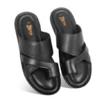 Genuine Leather Slide Sandal For Men SB-S696 | Executive