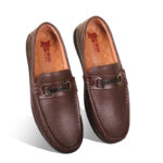 Laser Cut Design Casual Comfort Leather Shoes For Men SB-S730
