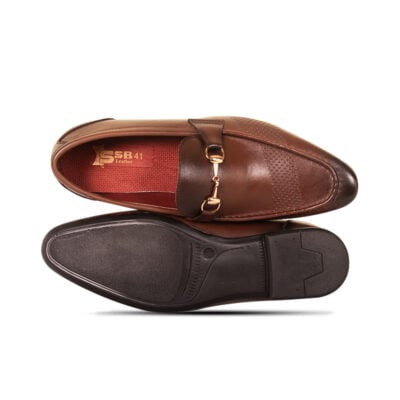 Leather Penny Formal Shoes For Men SB-S718
