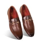 Leather Penny Formal Shoes For Men SB-S718