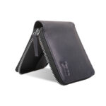 Zippered Bi-fold Slim Wallet SB-W223 | Premium
