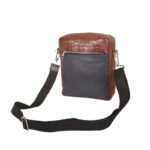 Crocodile Embossed Design Leather Messenger Bag SB-MB75