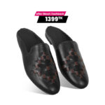 Braided Design Leather Half Shoes For Men SB-S890