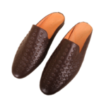 Braided Design Leather Half Shoes For Men SB-S766