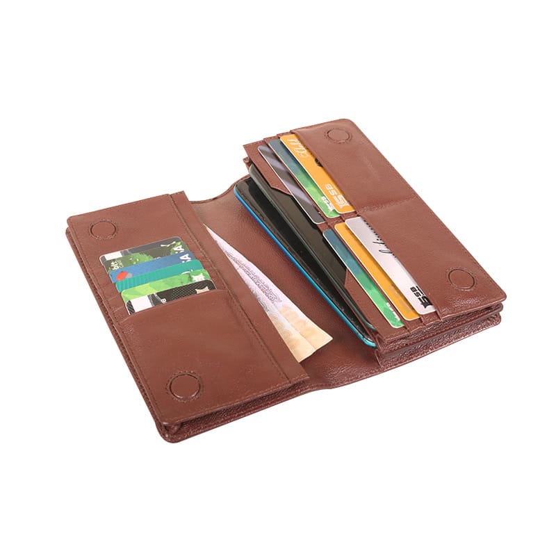 Genuine Leather Long Wallet SB-W226