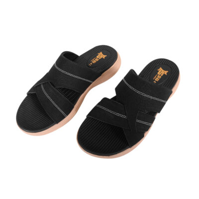 Nubuck Leather Slide Sandal For Men SB-S755