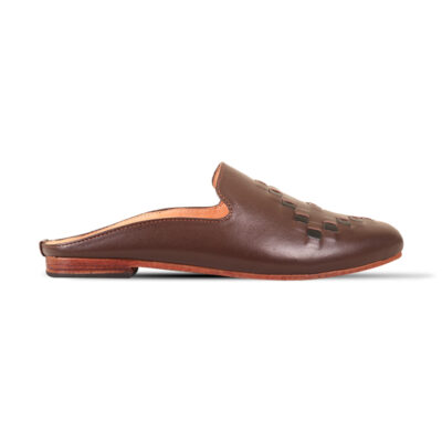 Braided Design Leather Half Shoes For Men SB-S764