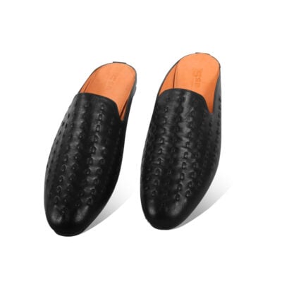 Braided Design Leather Half Shoes For Men SB-S765