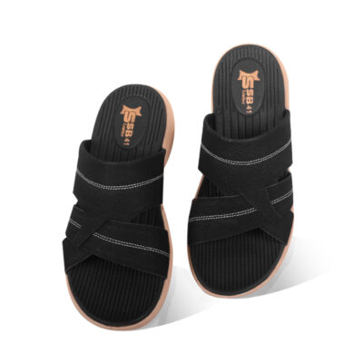 Nubuck Leather Slide Sandal For Men SB-S755