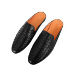 Braided Design Leather Half Shoes For Men SB-S765