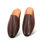 Braided Design Leather Half Shoes For Men SB-S766