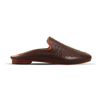 Braided Design Leather Half Shoes For Men SB-S766