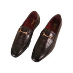 Luxury Crocodile-Embossed Penny Formal Shoes For Men SB-S733