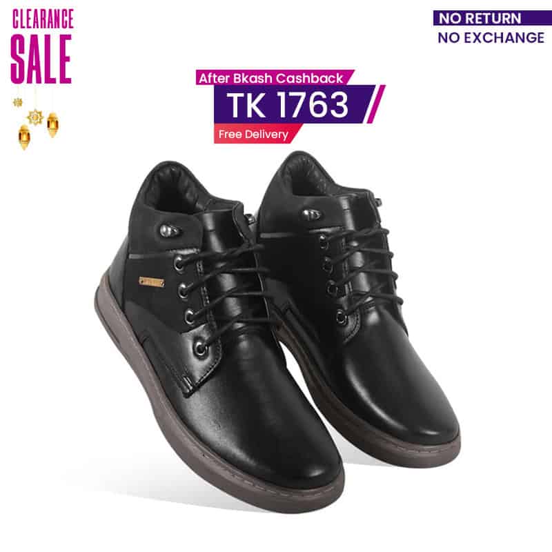 Classic Leather Lace-up Boot CB006