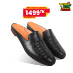 Braided Pattern Leather Half Shoes For Men SB-S779