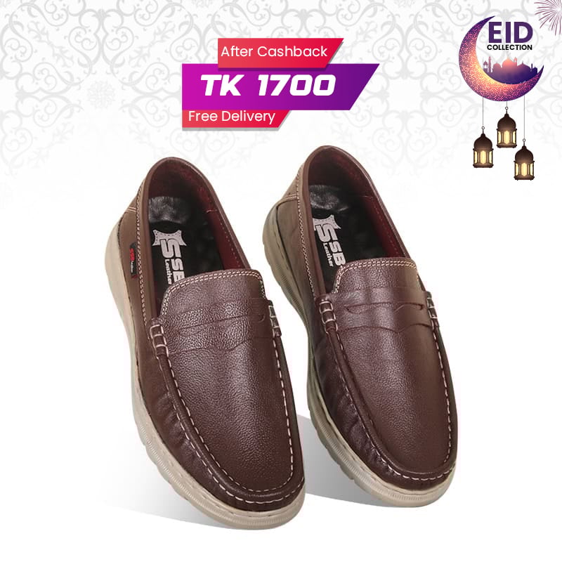 Casual Comfort Leather Loafer Shoes For Men SB-S946