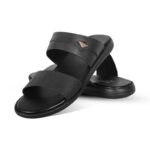 Stylish Double-Strap Leather Sandal For Men SB-S798