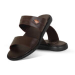 Stylish Double-Strap Leather Sandal For Men SB-S799