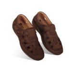 Dark Brown Leather Sacchi Shoes For Men SB-S842