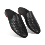 ️️Braided Design Leather Half Shoes For Men SB-S853