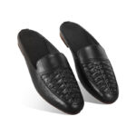 Braided Pattern Leather Half Shoes For Men SB-S861
