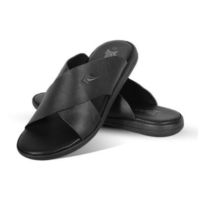Stylish Leather Slip-On Sandal For Men SB-S802