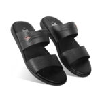 Stylish Double-Strap Leather Sandal For Men SB-S798