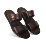 Stylish Double-Strap Leather Sandal For Men SB-S799