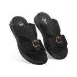 Nubuck leather Buckle Slip-On Sandal For Men SB-S857