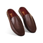 Laser Cut Design Leather Half Loafer For Men SB-S864