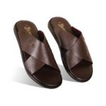 Stylish Leather Slip-On Sandal For Men SB-S803