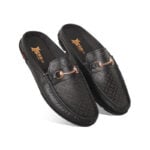 Laser Cut Design Leather Half Loafer For Men SB-S805