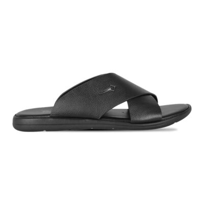 Stylish Leather Slip-On Sandal For Men SB-S802
