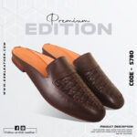 Braided Pattern Leather Half Shoes For Men SB-S780