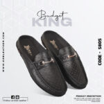 Laser Cut Design Leather Half Loafer For Men SB-S805
