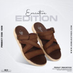 Nubuck Leather Crisscross Strap Sandal SB-S810