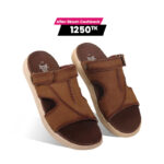 Nubuck Leather Adjustable Strap Casual Sandal For Men SB-S816