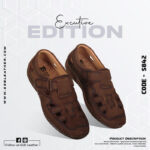 Dark Brown Leather Sacchi Shoes For Men SB-S842